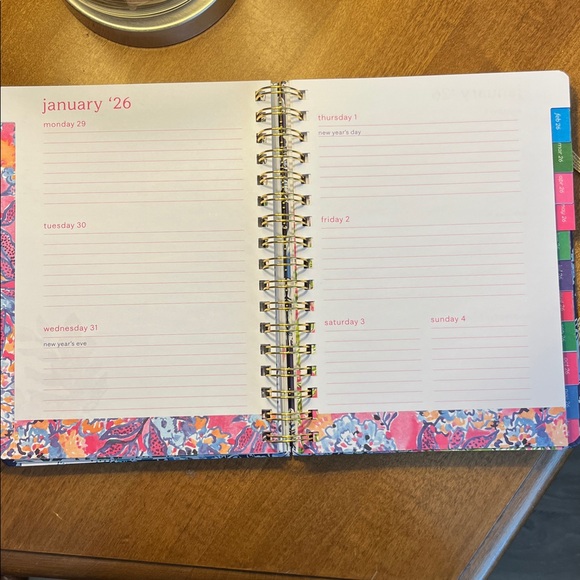 Lilly Pulitzer Blue Nautical Planner 2025-2026 - Picture 7 of 7